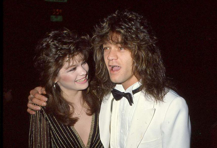 Valerie Bertinelli and Eddie Van Halen in 1983.