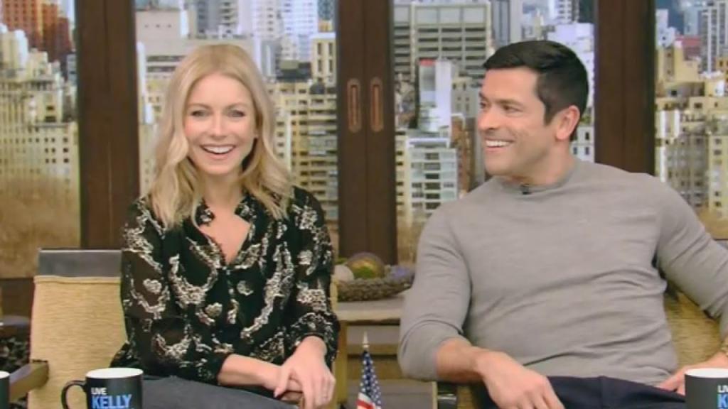 Mark Consuelos and Kelly Ripa on "Live with Kelly and Ryan."