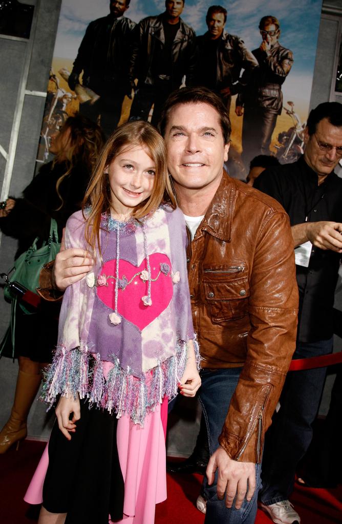 Actor Ray Liotta and daughter Karsen Liotta when they were younger.