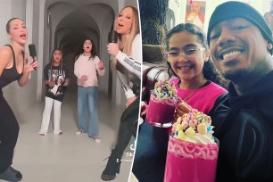 Kim Kardashian and Mariah Carey sing in TikTok collab with daughters North and Monroe, split with Nick Cannon smiling in a selfie with his daughter