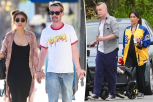 Brenda Song and Macaulay Culkin hold hands, split with the couple on a walk