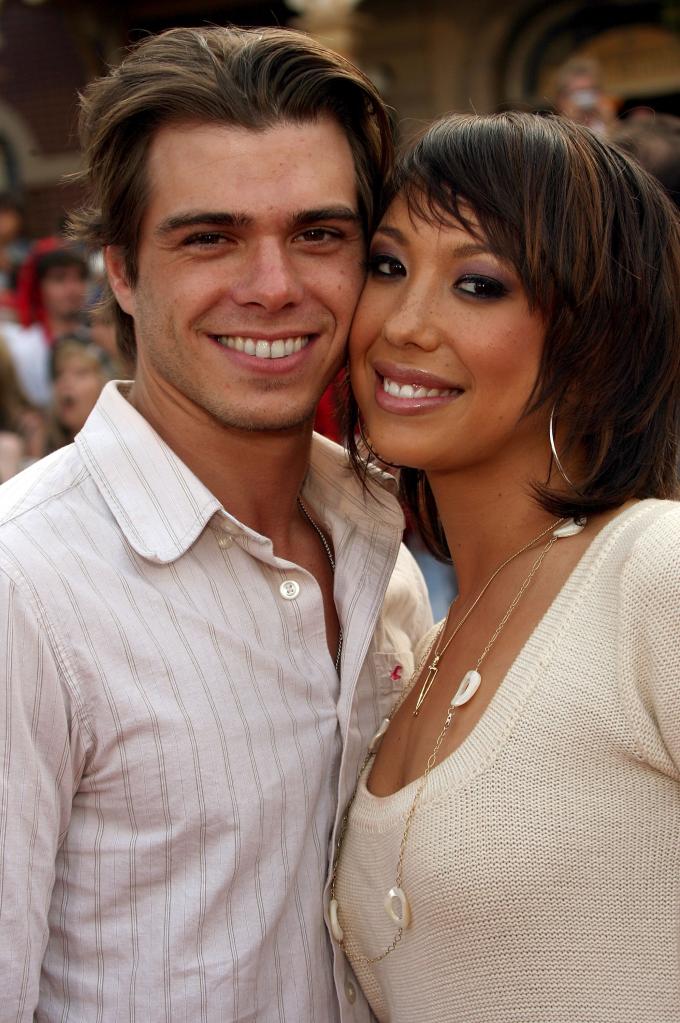 Cheryl Burke cuddles up to Matthew Lawrence