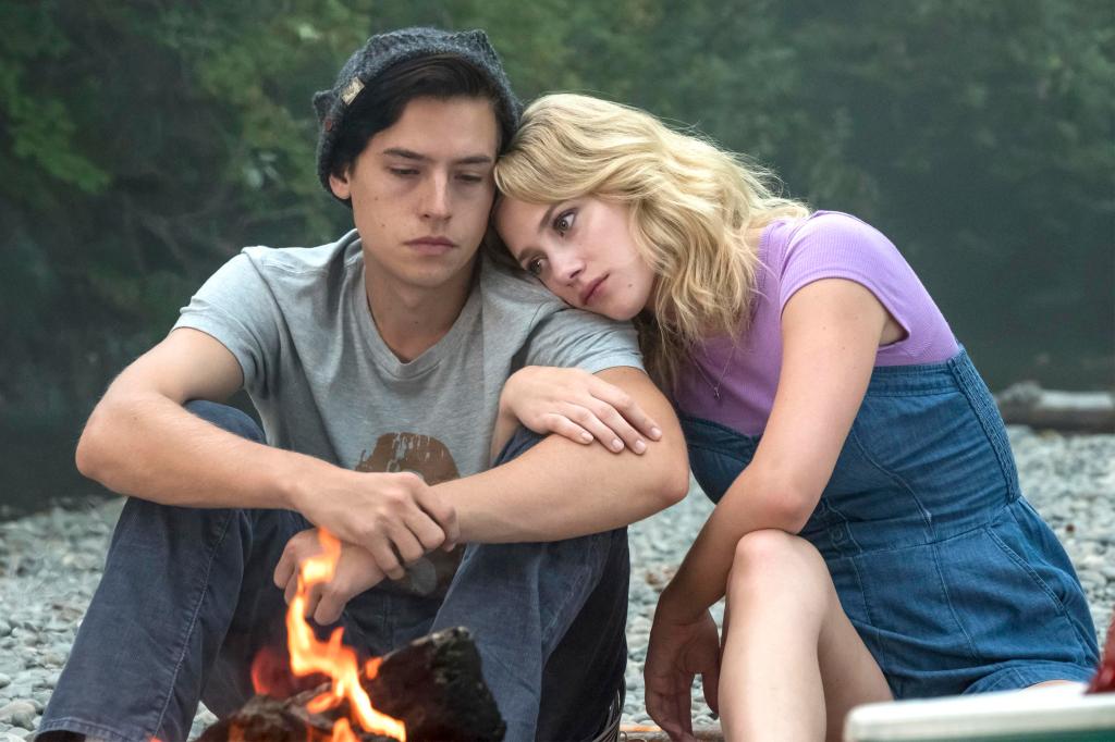 A still of Cole Sprouse and Lili Reinhart in "Riverdale."