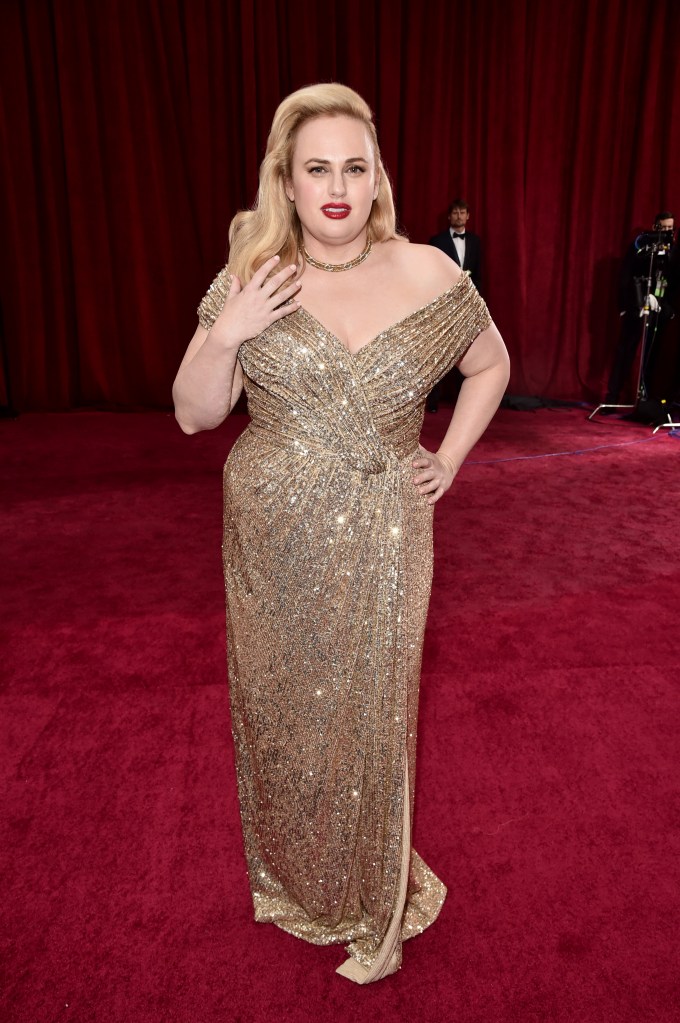 Rebel Wilson at the 2020 Oscars. 