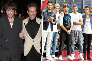 Liam Payne and Louis Tomlinson split with One Direction on a red carpet.