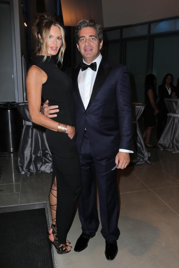 Elle Macpherson and Jeffrey Soffer at a formal event.