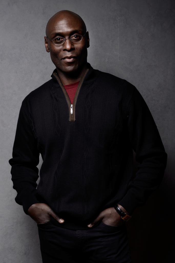 Lance Reddick poses for a portrait in 2014.
