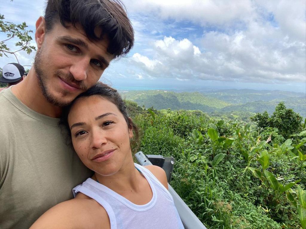 A selfie of Gina Rodriguez and her husband, Joe LoCicero/