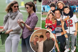 Gisele Bündchen with her family