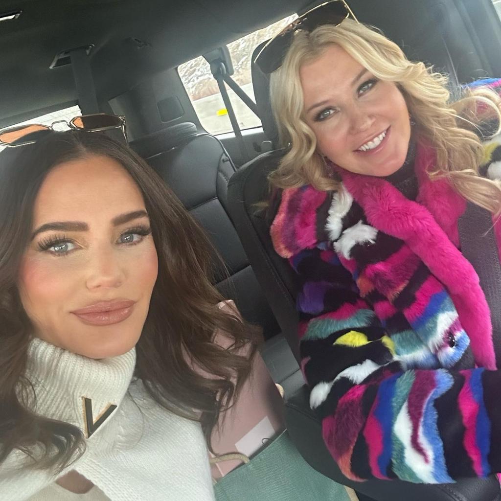 Meredith Marks and Kathy Prounis in a car selfie