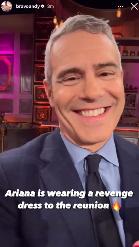 Andy Cohen at the "Pump Rules" reunion