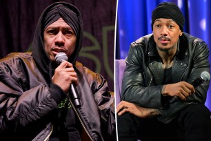 Nick Cannon split image.