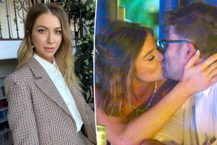 Stassi Schroeder poses in blazer, split with Raquel Leviss kissing Tom Schwartz