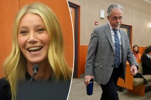 Gwyneth Paltrow and Terry Sanderson split image.