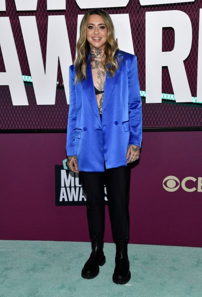 Morgan Wade attends the CMT Music Awards on Sunday, April 2, 2023, at the Moody Center in Austin, Texas.