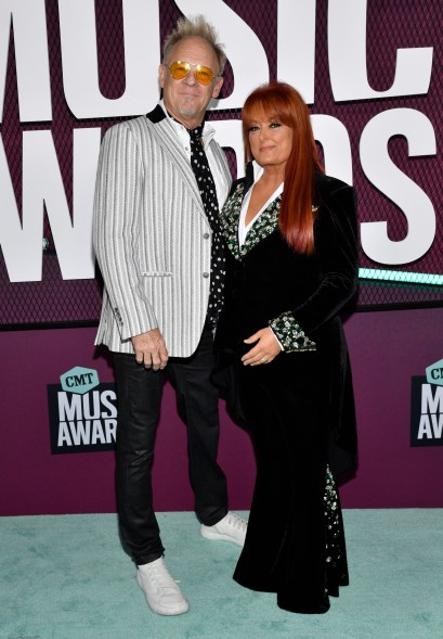 Cactus Moser and Wynonna Judd attend the CMT Music Awards on Sunday, April 2, 2023, at the Moody Center in Austin, Texas.