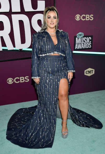 Priscilla Block attends the CMT Music Awards on Sunday, April 2, 2023, at the Moody Center in Austin, Texas.