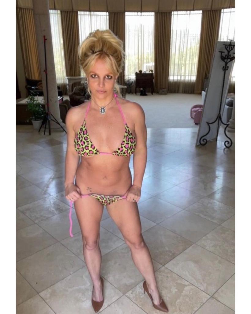 Britney Spears pictured at her Thousand Oaks home in Sept. 2022