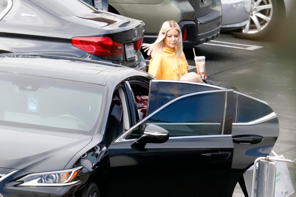 Ariana Madix arriving at the "Vanderpump Rules" reunion.