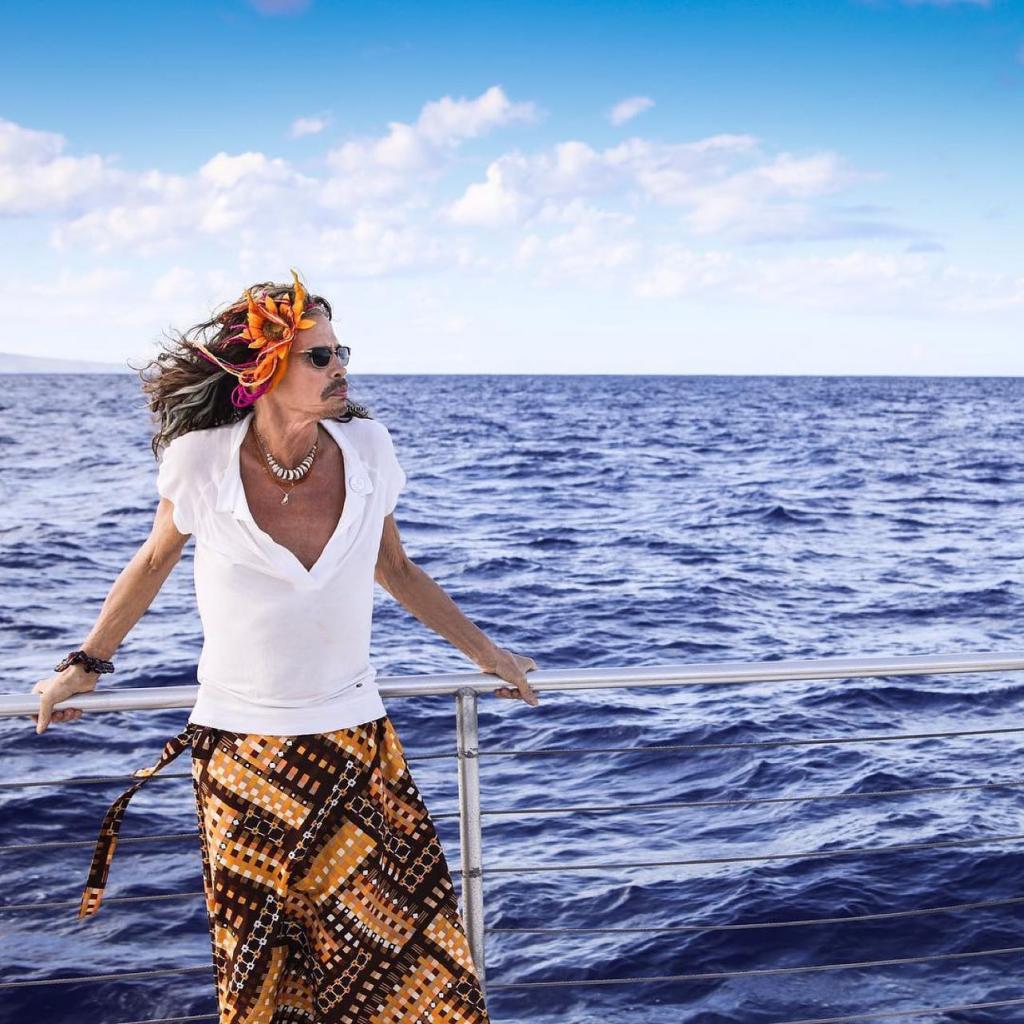 Steven Tyler on the water.