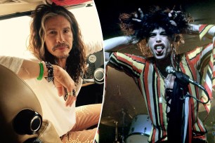 Steven Tyler split image.