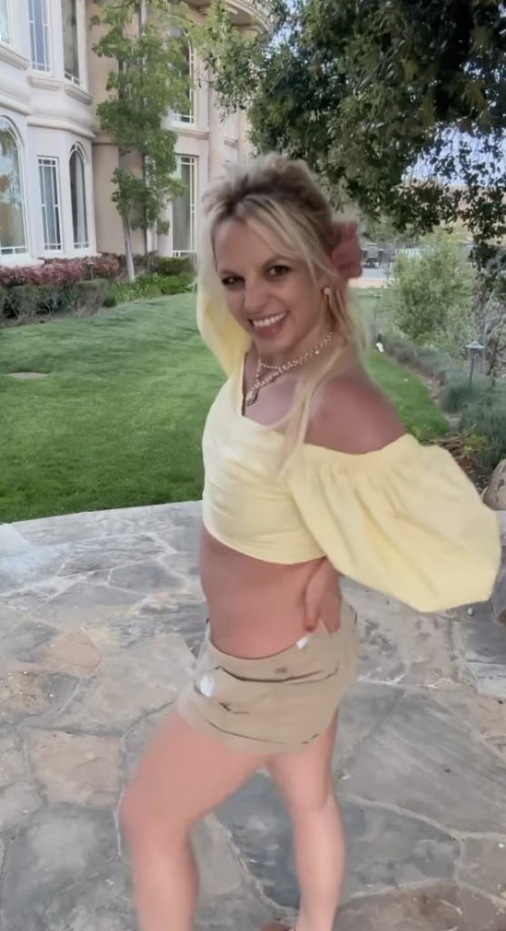 Britney Spears dances in a new TikTok video