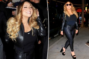 mariah carey in black