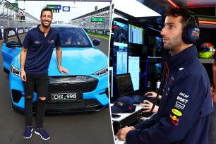 Daniel Ricciardo in his Red Bull Racing kit