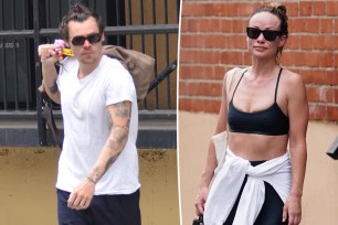 Exes Harry Styles and Olivia Wilde at the same gym