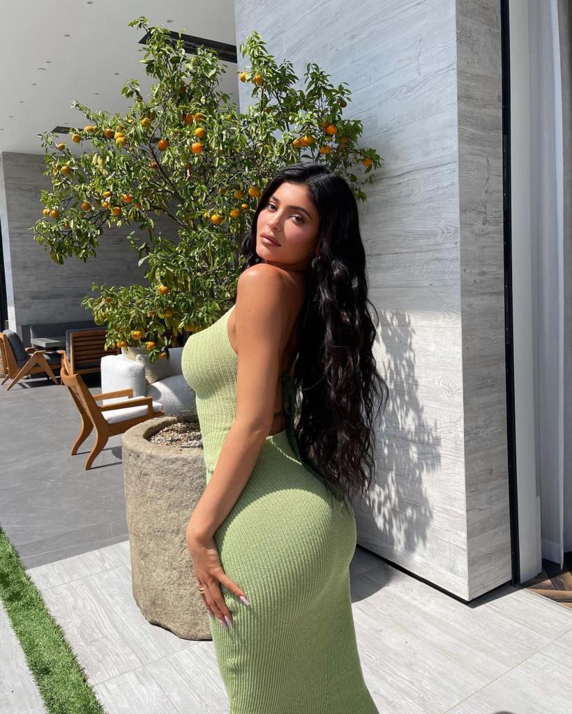 Kylie Jenner in green