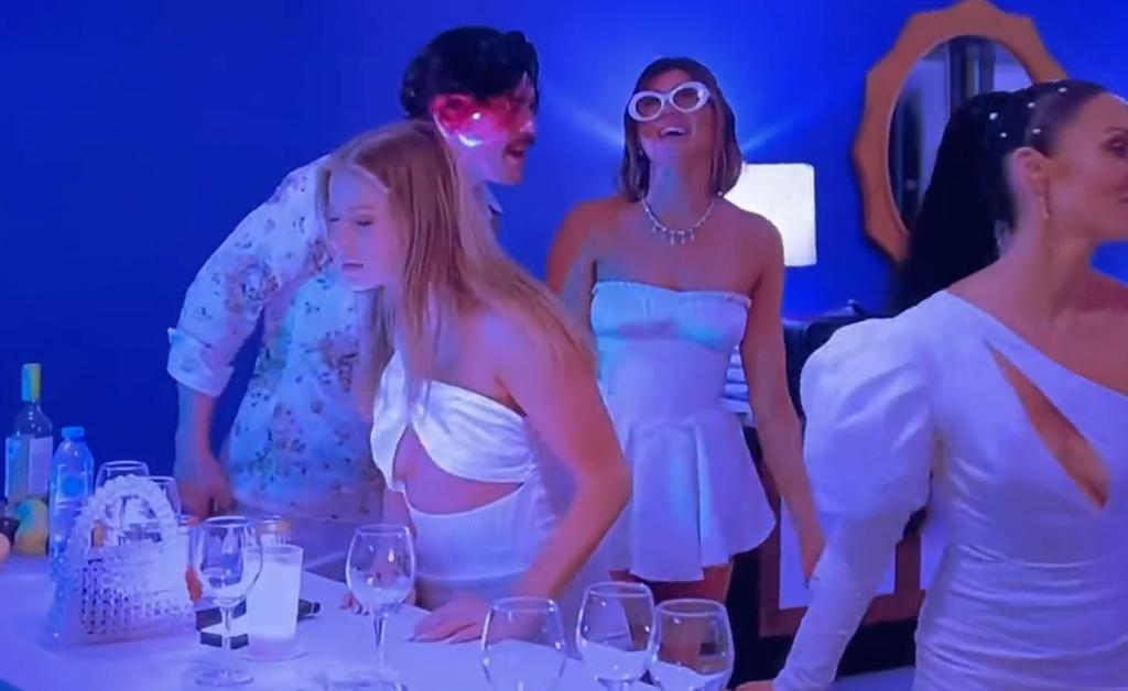 Raquel Leviss, Tom Sandoval and Ariana Madix in "Vanderpump Rules."