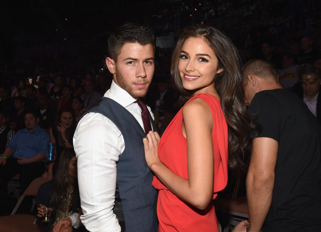 Olivia Culpo and Nick Jonas in 2014.