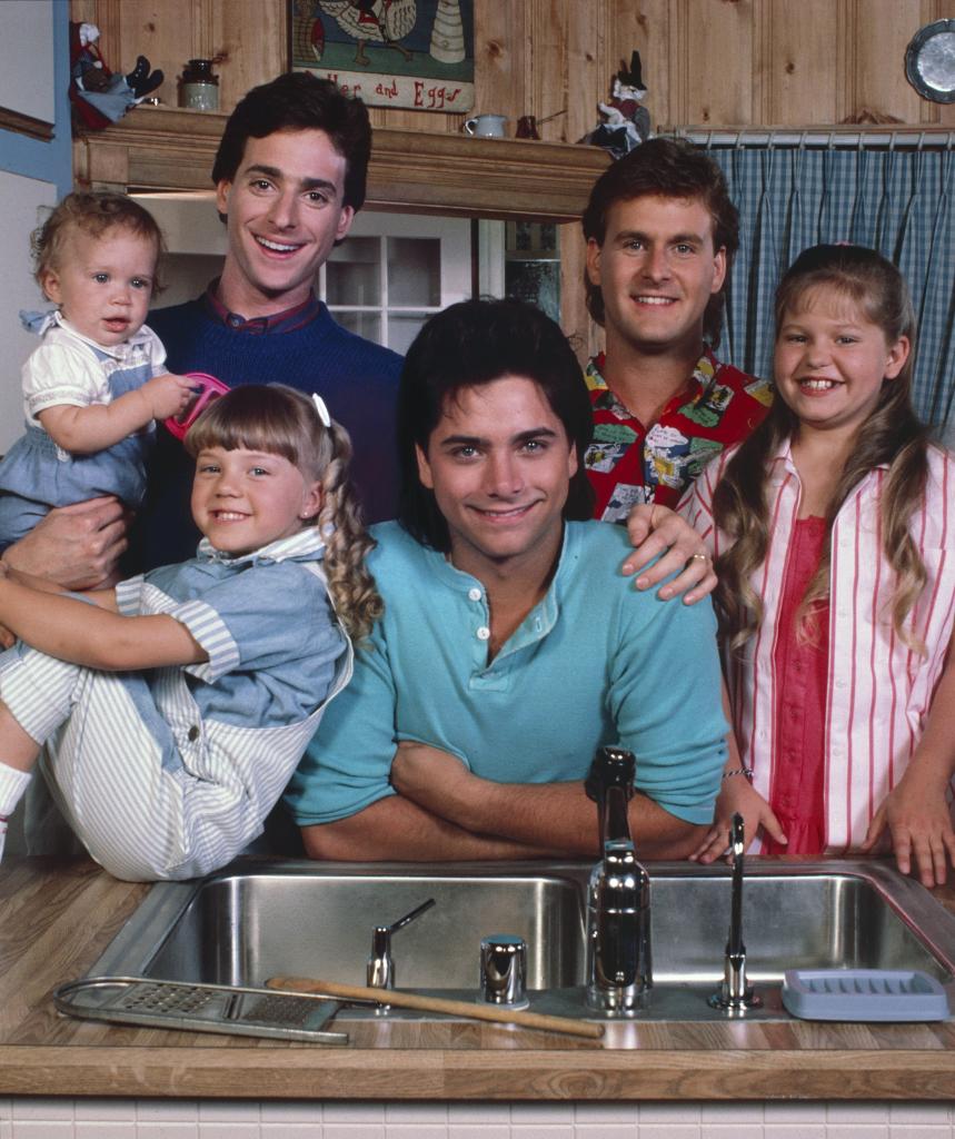 The cast of "Full House" in 1987.