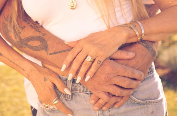 Tish Cyrus and Dominic Purcell engagement news