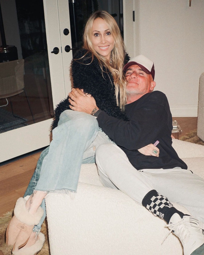 PDA pics of Tish Cyrus and Dominic Purcell