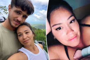 Gina Rodriguez takes selfie with Joe LoCicero, split with the actress holding her son, Charlie