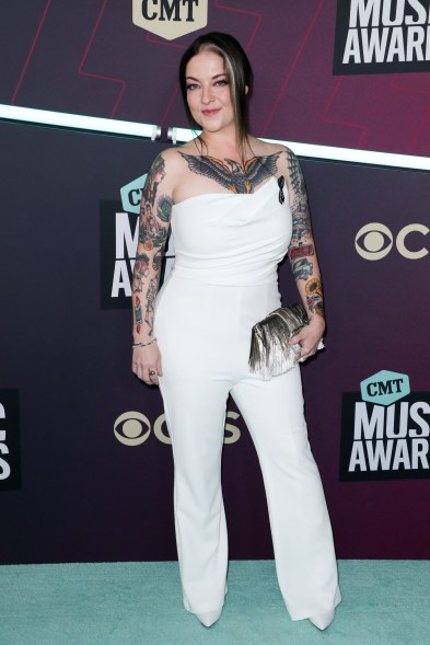 Ashley McBryde attends the CMT Music Awards on Sunday, April 2, 2023, at the Moody Center in Austin, Texas.