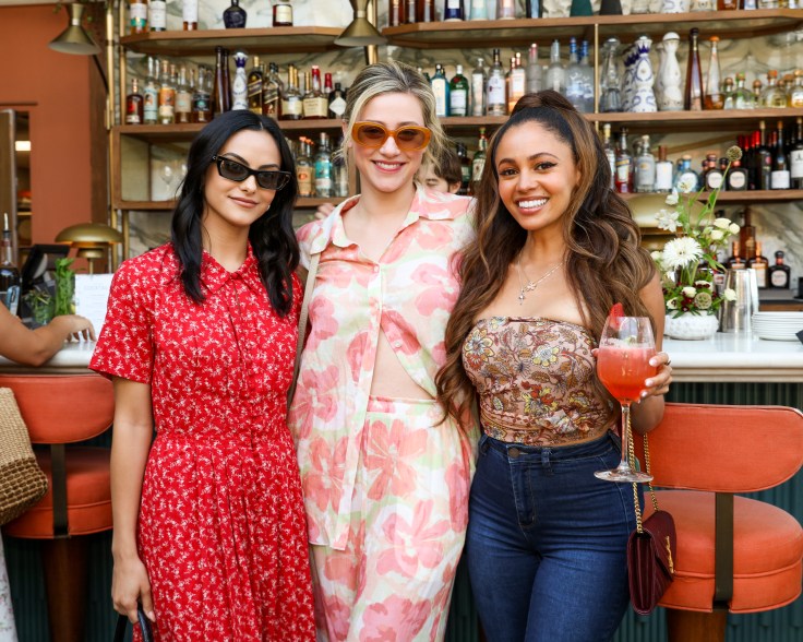 Cami Mendes, Lili Reinhardt, and Vanessa Morgan attend the CupShe x Vanessa Morgan Launch Party.