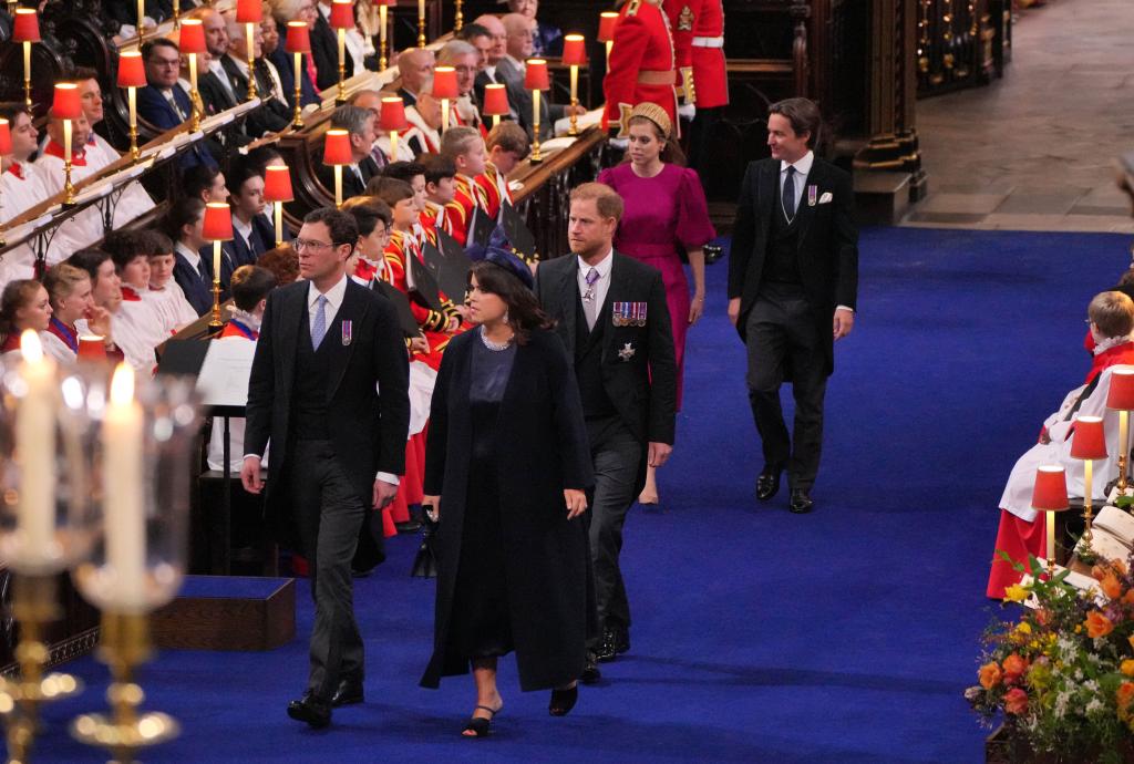 Prince Harry at the coronation alone