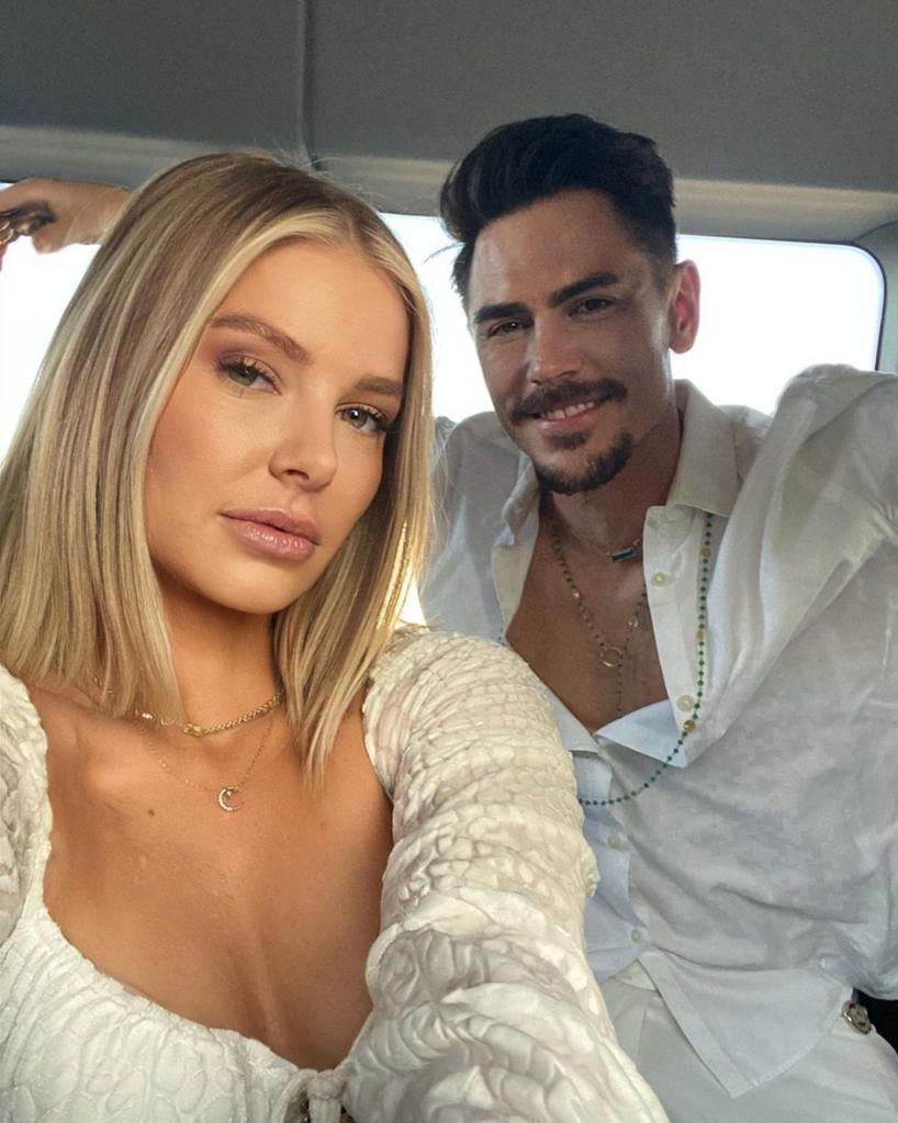 Ariana Madix and Tom Sandoval posing for a selfie