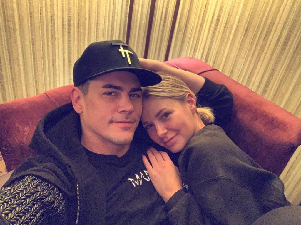 Ariana Madix cuddles with Tom Sandoval