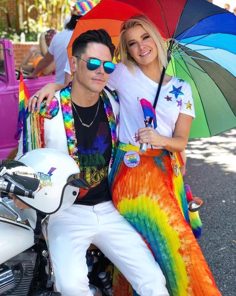 Tom Sandoval and Ariana Madix at an event.