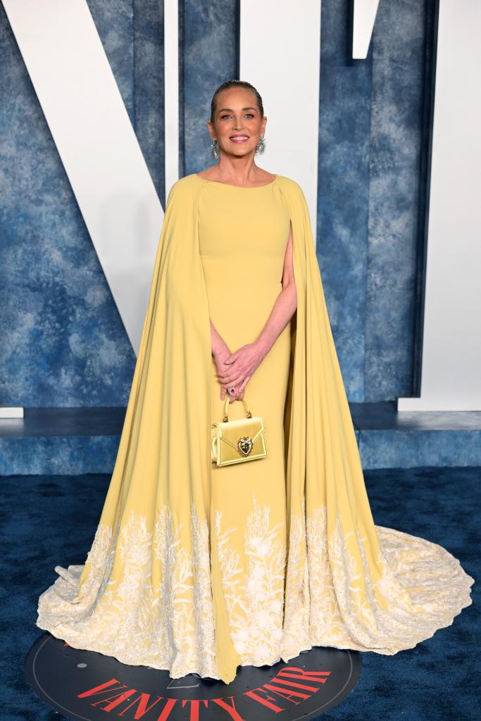 Sharon Stone at the 2023 Vanity Fair Oscar Party