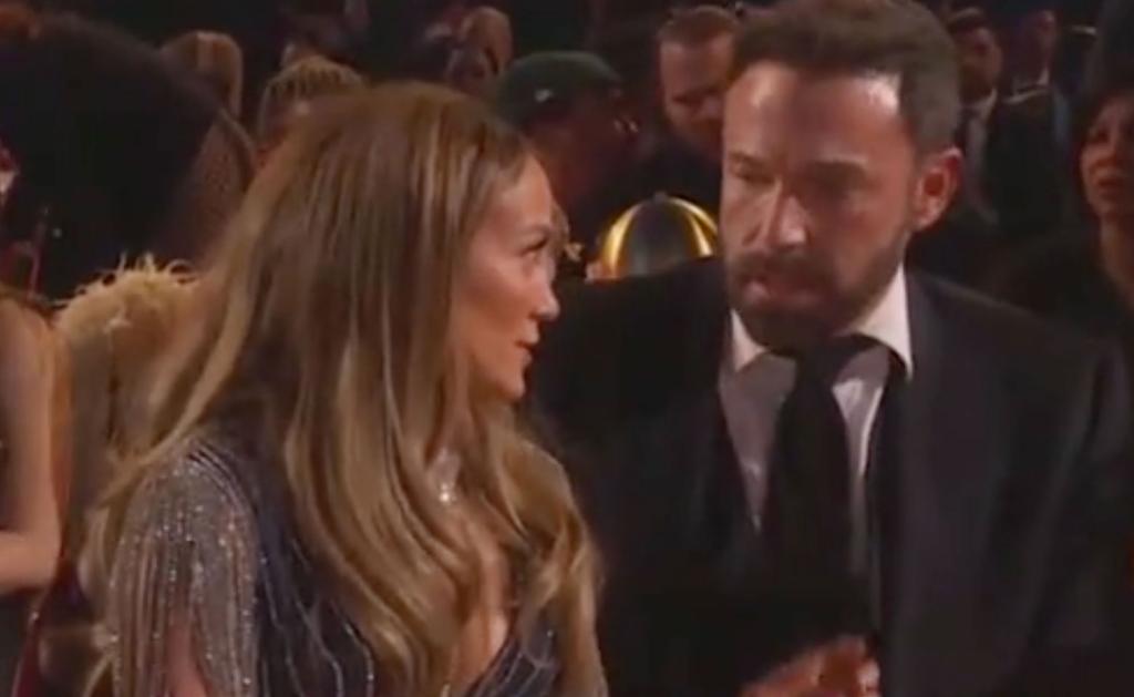 Ben Affleck and Jennifer Lopez at the 2023 Grammys.