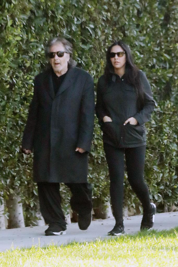 Al Pacino and girlfriend Noor Alfallah