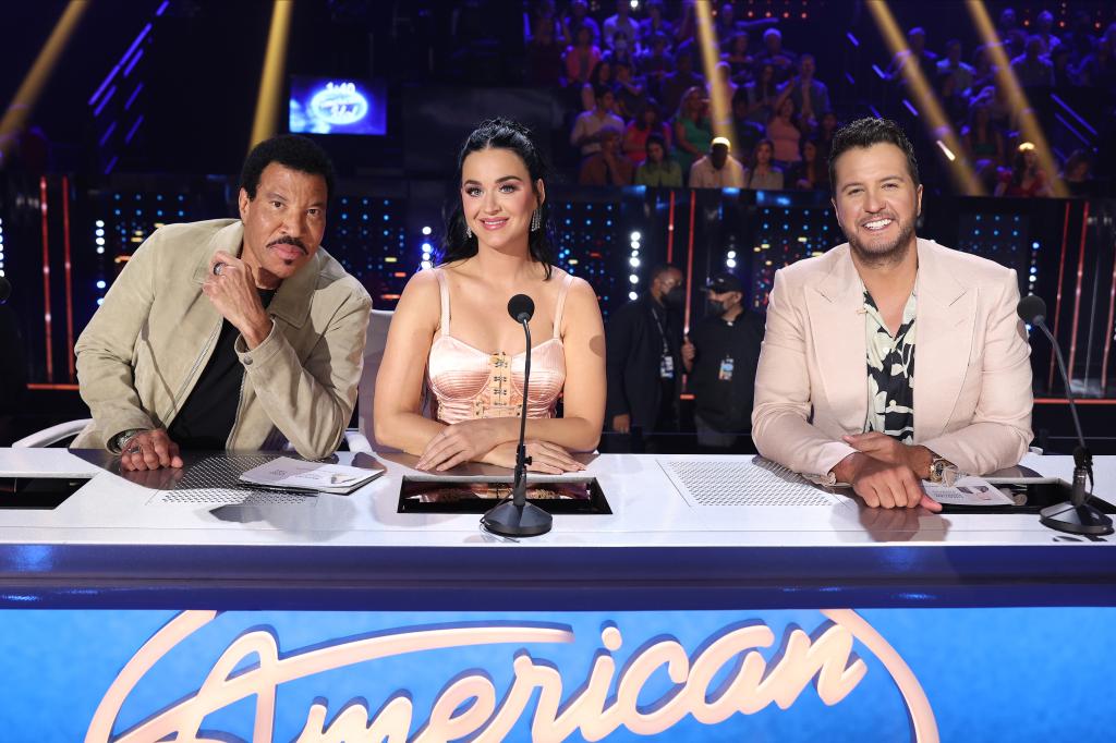 Lionel Richie, Katy Perry and Luke Bryan on "American Idol."