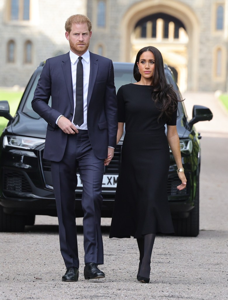 Prince Harry and Meghan Markle in England.