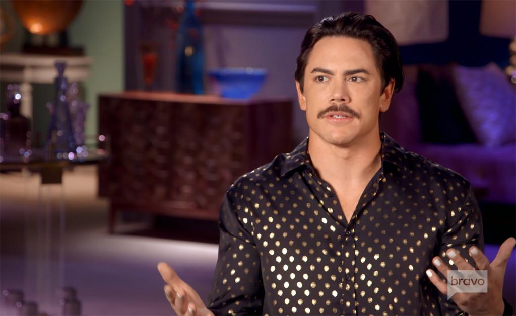 Tom Sandoval talking in a "Vanderpump Rules" confessional