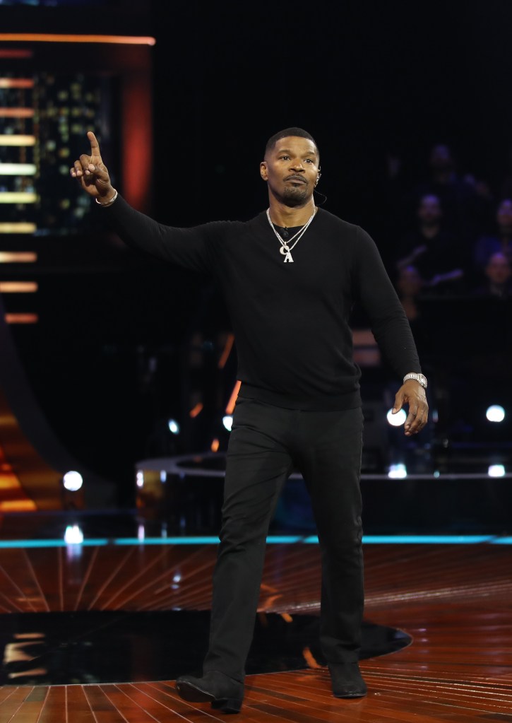 Jamie Foxx on "Beat Shazam."