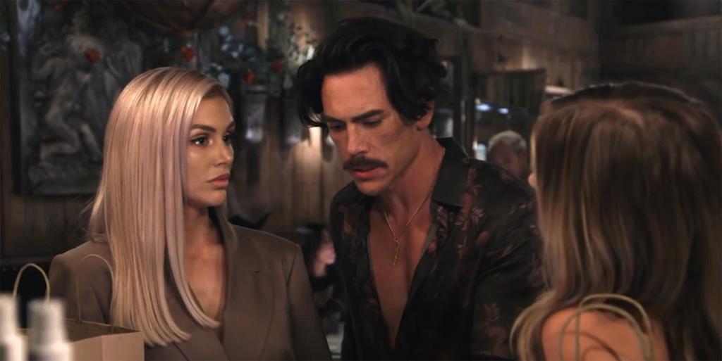 A still of Lala Kent, Tom Sandoval and Ariana Madix on "Vanderpump Rules."